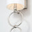 Capital Lighting Oran 1-Light Sconce, Antique Silver