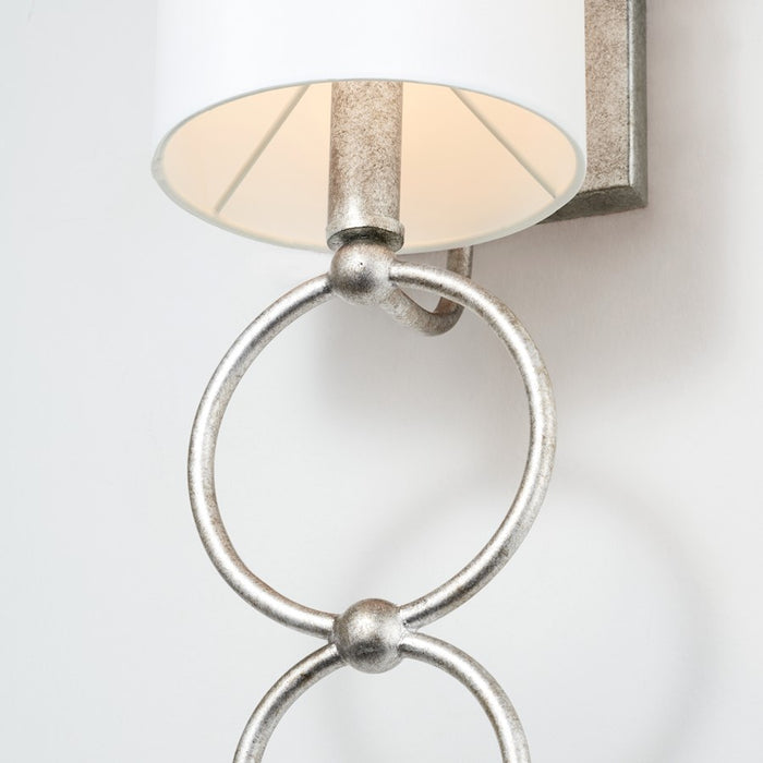 Capital Lighting Oran 1-Light Sconce, Antique Silver