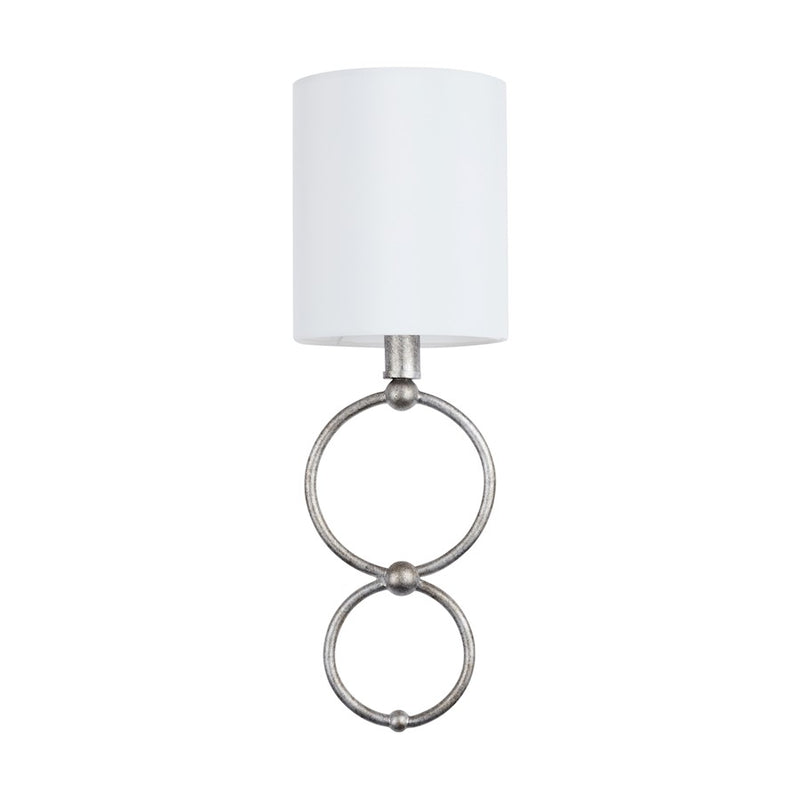 Capital Lighting Oran 1-Light Sconce, Antique Silver