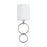 Capital Lighting Oran 1-Light Sconce, Antique Silver