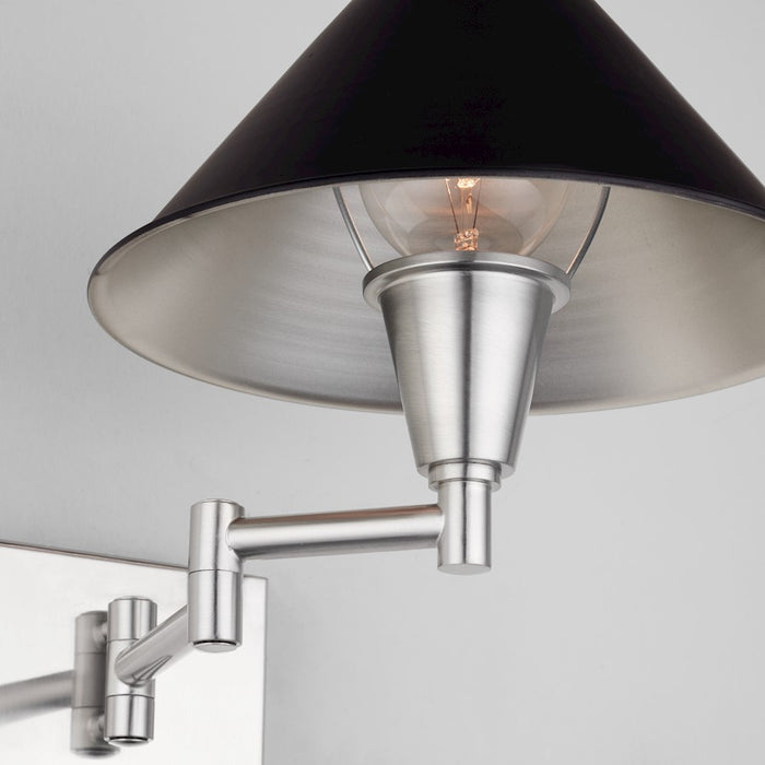 Capital Lighting 1-Light Sconce, Black Tie