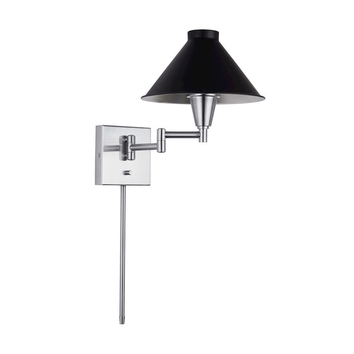 Capital Lighting 1-Light Sconce, Black Tie