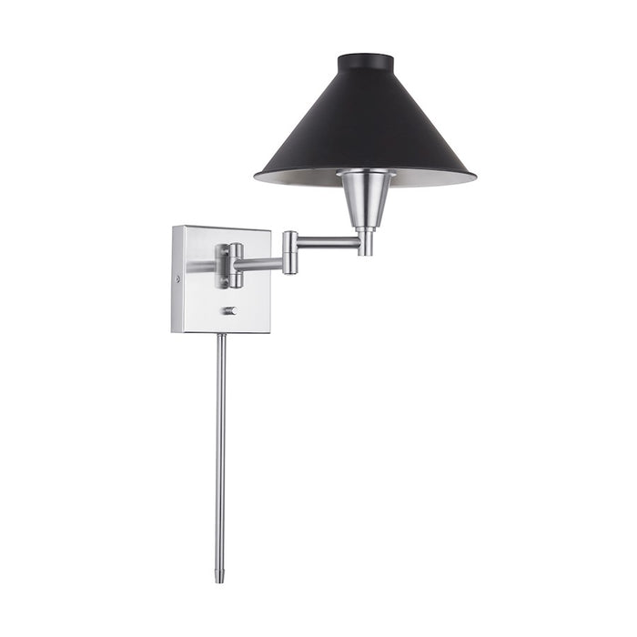 Capital Lighting 1-Light Sconce, Black Tie