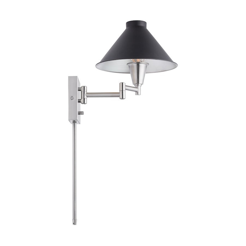 Capital Lighting 1-Light Sconce, Black Tie