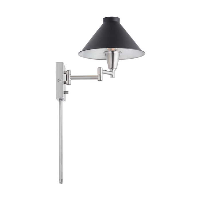 Capital Lighting 1-Light Sconce, Black Tie