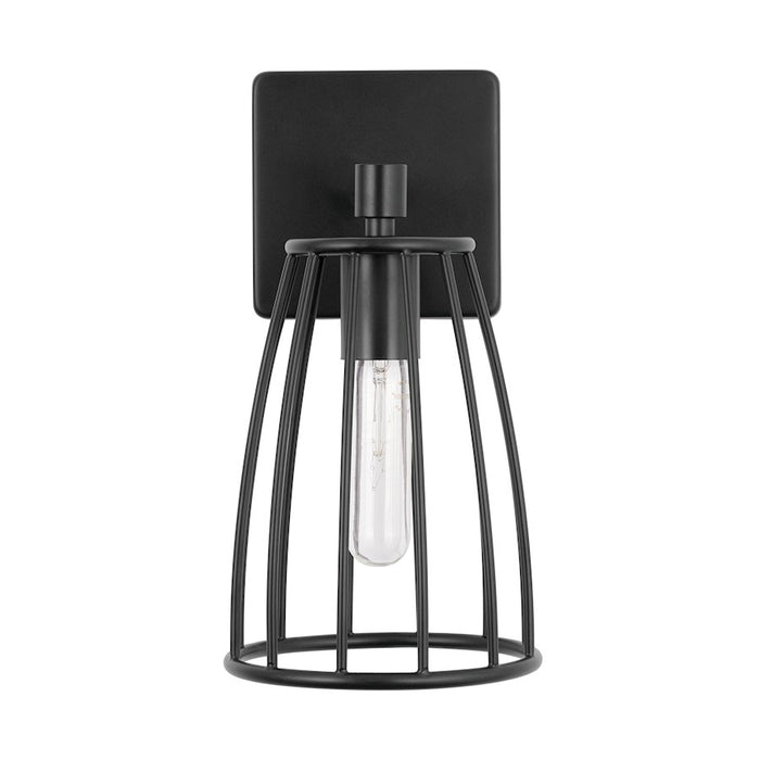Capital Lighting Corey 1-Light Sconce, Matte Black
