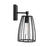 Capital Lighting Corey 1-Light Sconce, Matte Black