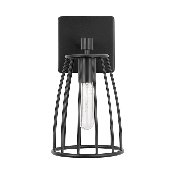 Capital Lighting Corey 1-Light Sconce, Matte Black