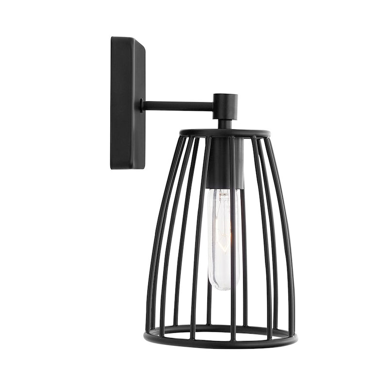 Capital Lighting Corey 1-Light Sconce, Matte Black