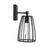 Capital Lighting Corey 1-Light Sconce, Matte Black