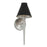 Capital Lighting Benson 1 Light Sconce in Black Tie
