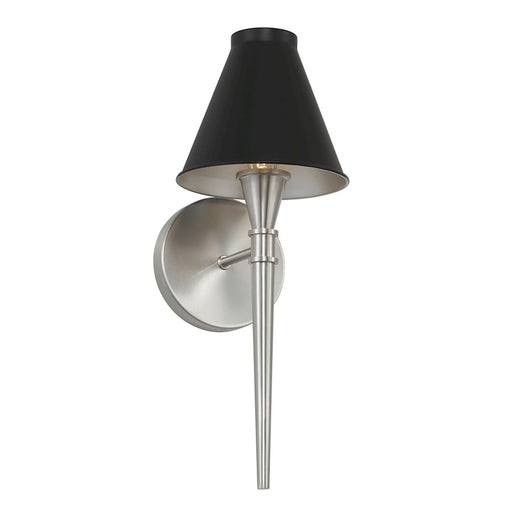 Capital Lighting Benson 1 Light Sconce in Black Tie