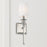 Capital Lighting Laurent 1 Light Sconce in Polished Nickel