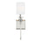 Capital Lighting Laurent 1 Light Sconce in Polished Nickel