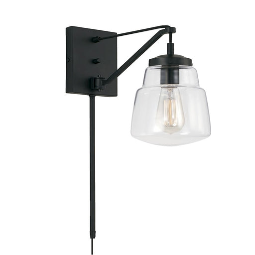 Capital Lighting Dillon 1 Light Sconce, Clear