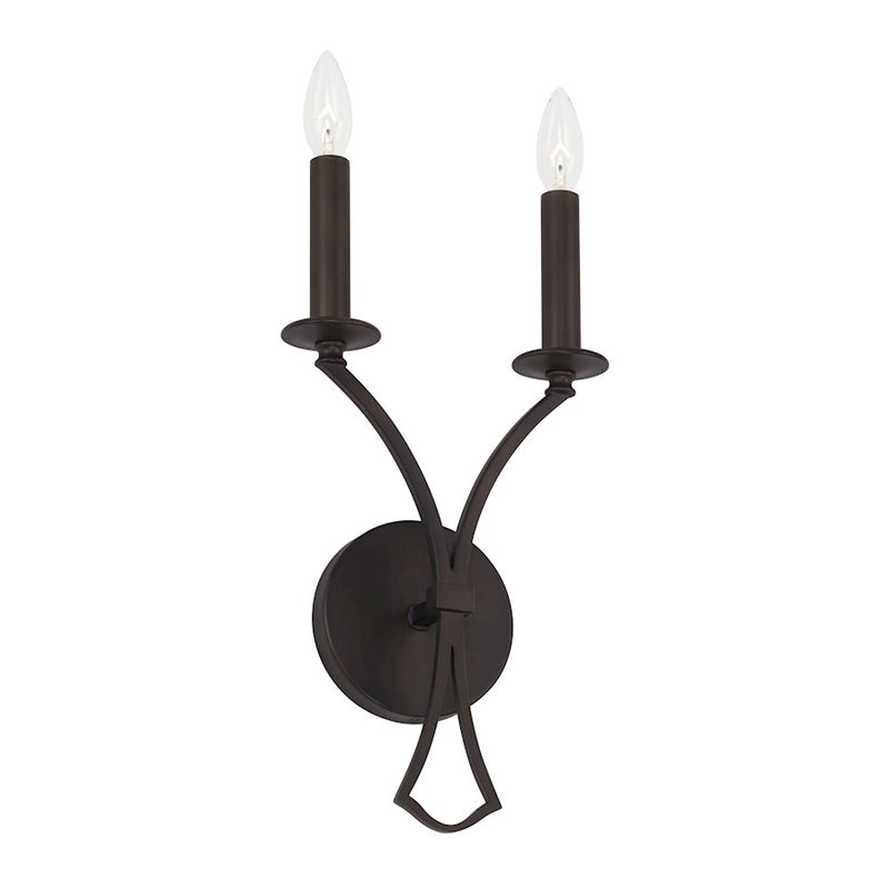 Capital Lighting Jaymes 2 Light Sconce in Old Bronze