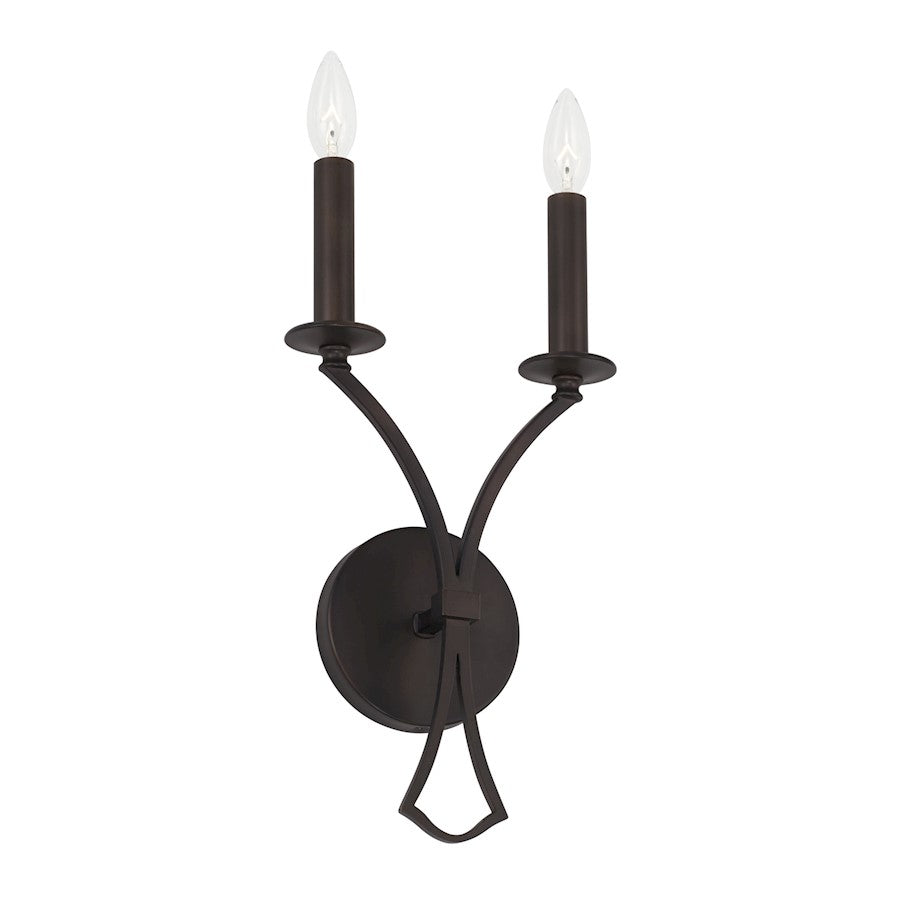 Capital Lighting Jaymes 2 Light Sconce in Old Bronze