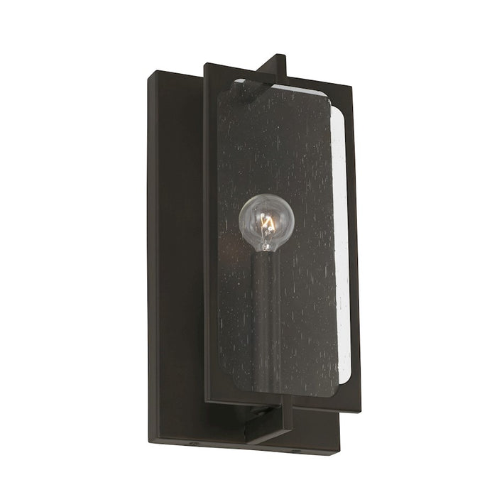 Capital Lighting Merrick 1 Light Sconce, Clear Seeded
