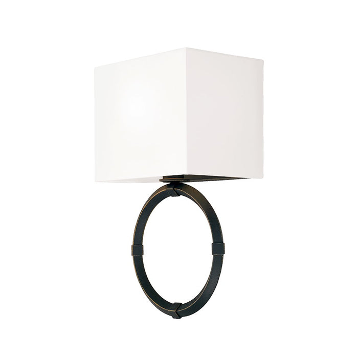 Capital Lighting Ogden 1 Light Sconce, Brushed Black Iron
