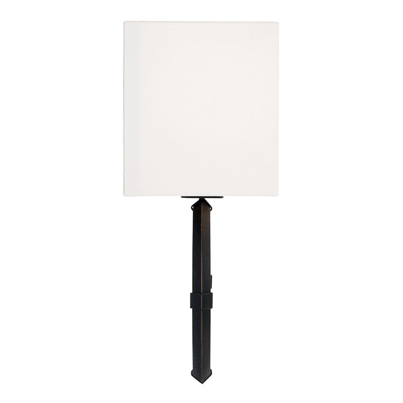 Capital Lighting Ogden 1 Light Sconce, Brushed Black Iron