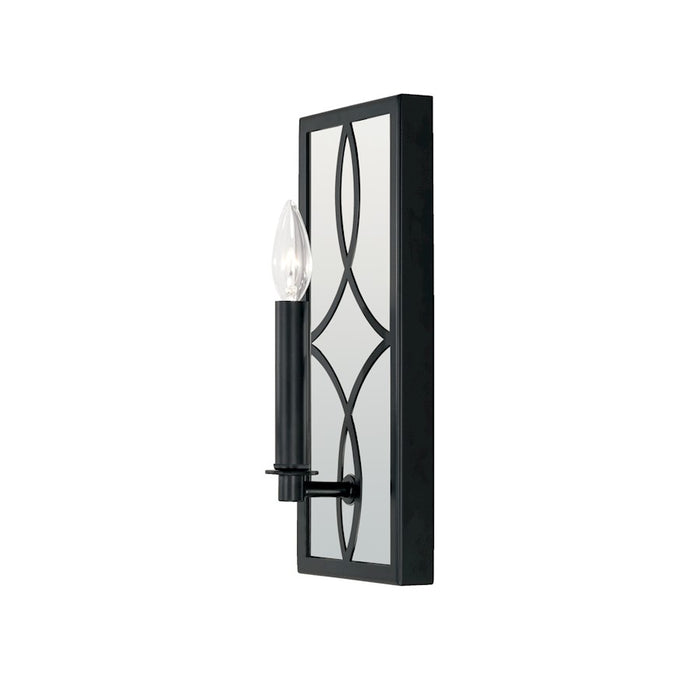 Capital Lighting Avery 1 Light Sconce, Matte Black