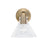 Capital Lighting Greer 1 Light Sconce, Clear