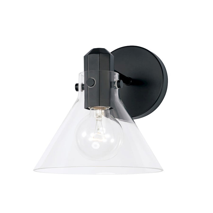 Capital Lighting Greer 1 Light Sconce, Clear