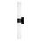 Capital Lighting Sutton 2 Light Sconce, Black/Soft White