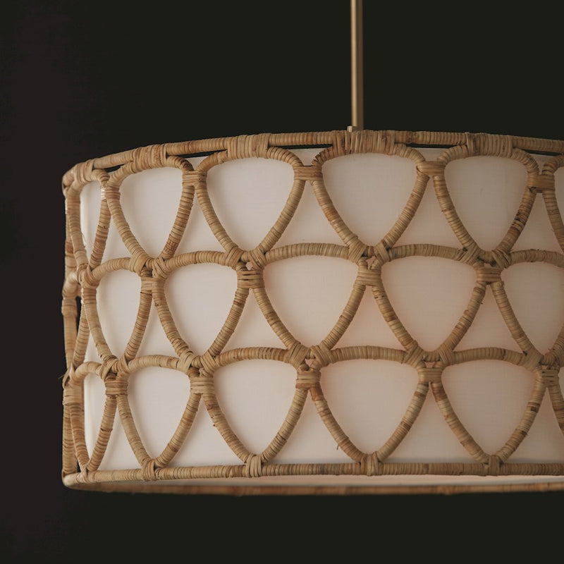 Capital Lighting Tulum 1 Light Wall Sconce, Brass/Natural