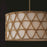 Capital Lighting Tulum 1 Light Wall Sconce, Brass/Natural