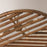 Capital Lighting Soleil 1 Light Wall Sconce, Brass/Natural