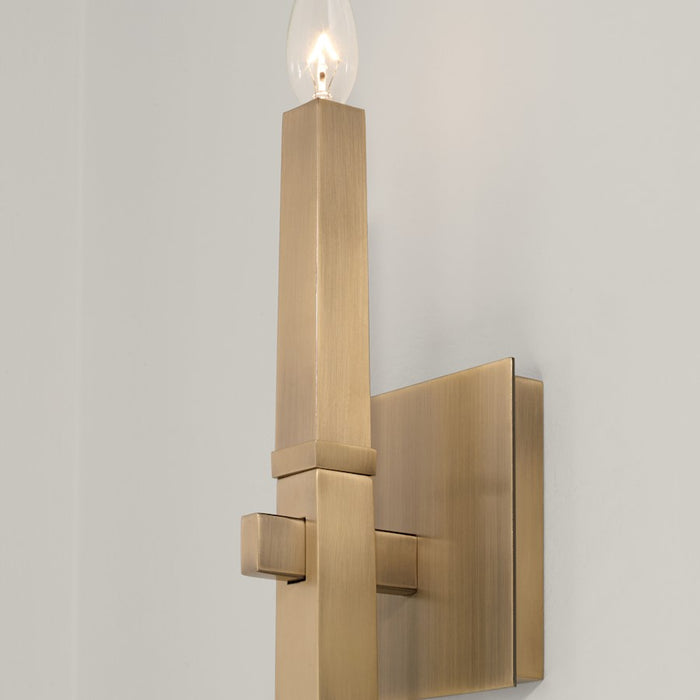 Capital Lighting Blake 1 Light Wall Sconce, Brass