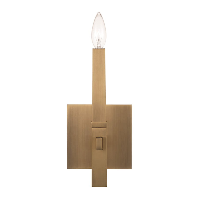 Capital Lighting Blake 1 Light Wall Sconce, Brass