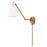 Capital Lighting Bradley 1 Light Wall Sconce, Aged Brass