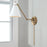 Capital Lighting Bradley 1 Light Wall Sconce, Aged Brass