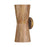 Capital Lighting Nadeau 2 Light Sconce, Light Wood/Patinaed Brass