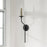 Capital Lighting Wilder 1 Light Sconce, Black