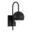 Capital Lighting Dolby 1 Light Sconce, Black Iron/Soft White