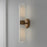 Capital Lighting Alyssa 2 Light Sconce, Brass/Faux Alabaster