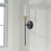 Capital Lighting Avant 1 Light Sconce, Brass/Black