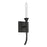 Capital Lighting Decklan 1 Light Sconce, Black Iron