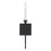 Capital Lighting Decklan 1 Light Sconce, Black Iron