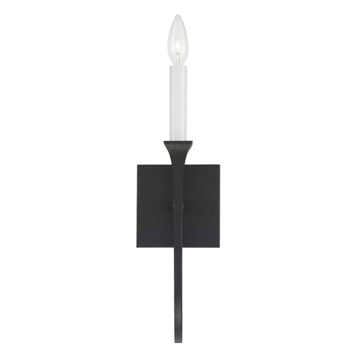 Capital Lighting Decklan 1 Light Sconce, Black Iron