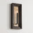 Capital Lighting Dunn 1 Light Sconce, Espresso Stain and Black