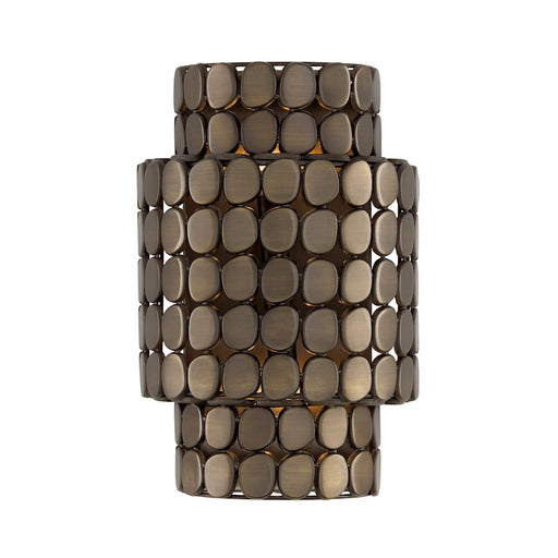 Capital Lighting Eliana 2 Light Sconce, Dark Brass