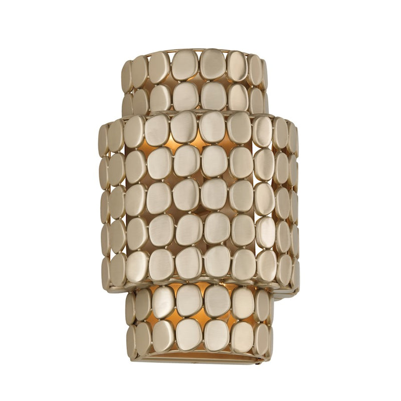 Capital Lighting Eliana 2 Light Sconce, Champagne Brass