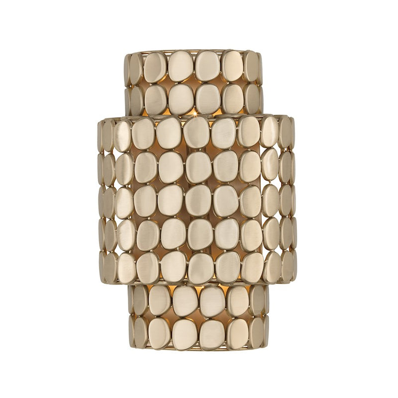 Capital Lighting Eliana 2 Light Sconce, Champagne Brass