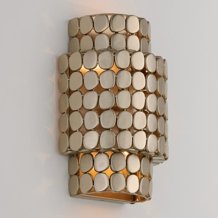 Capital Lighting Eliana 2 Light Sconce, Champagne Brass