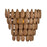 Capital Lighting Ravi 1 Light Sconce, Light Wood and Patinaed Brass