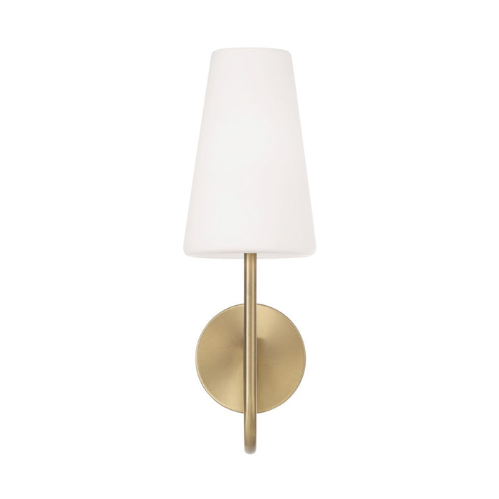 Capital Lighting Averitt 1 Light Sconce, Aged Brass/Soft White